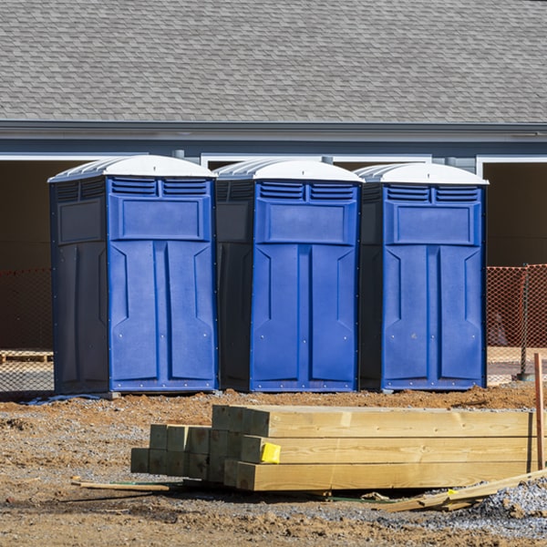 how do you dispose of waste after the portable restrooms have been emptied in Armstrong